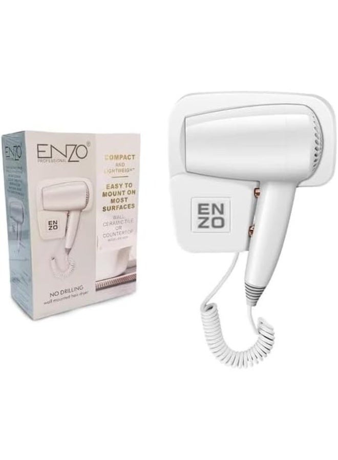 إنزو مجفف شعر احترافي و صغير الحجم وخفيف الوزن وقوي بإعدادات ساخنة وباردة ميزة إيقاف التشغيل التلقائي EN- 6005 - Image 1