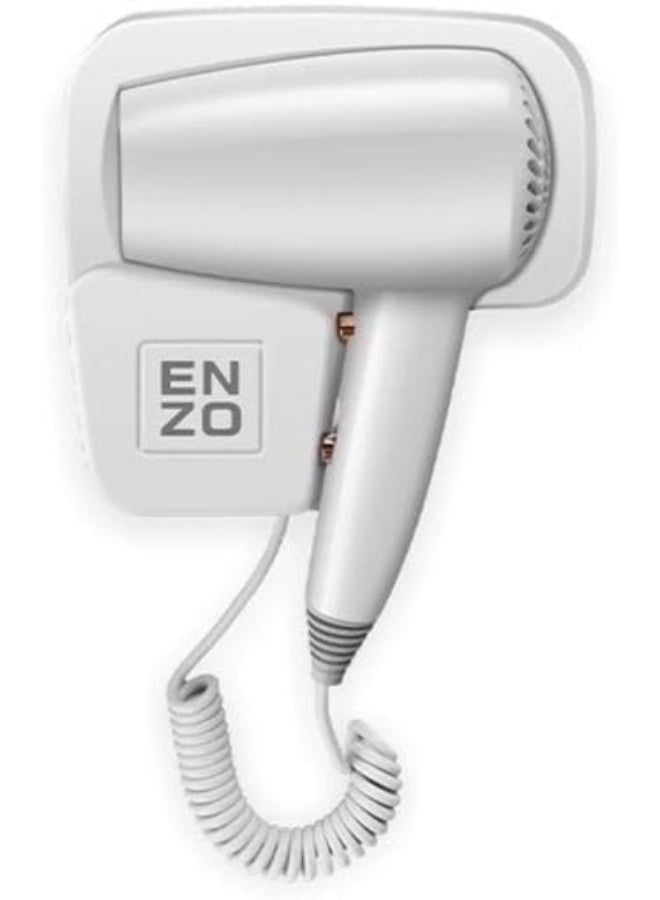إنزو مجفف شعر احترافي و صغير الحجم وخفيف الوزن وقوي بإعدادات ساخنة وباردة ميزة إيقاف التشغيل التلقائي EN- 6005 - Image 2
