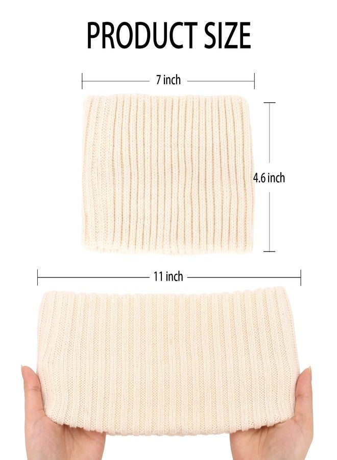 ACO-UINT Knit Headwraps, 2 Pack Wide Ear Warmer Headbands, Non-slip Thick Winter Headbands for Women - Image 2