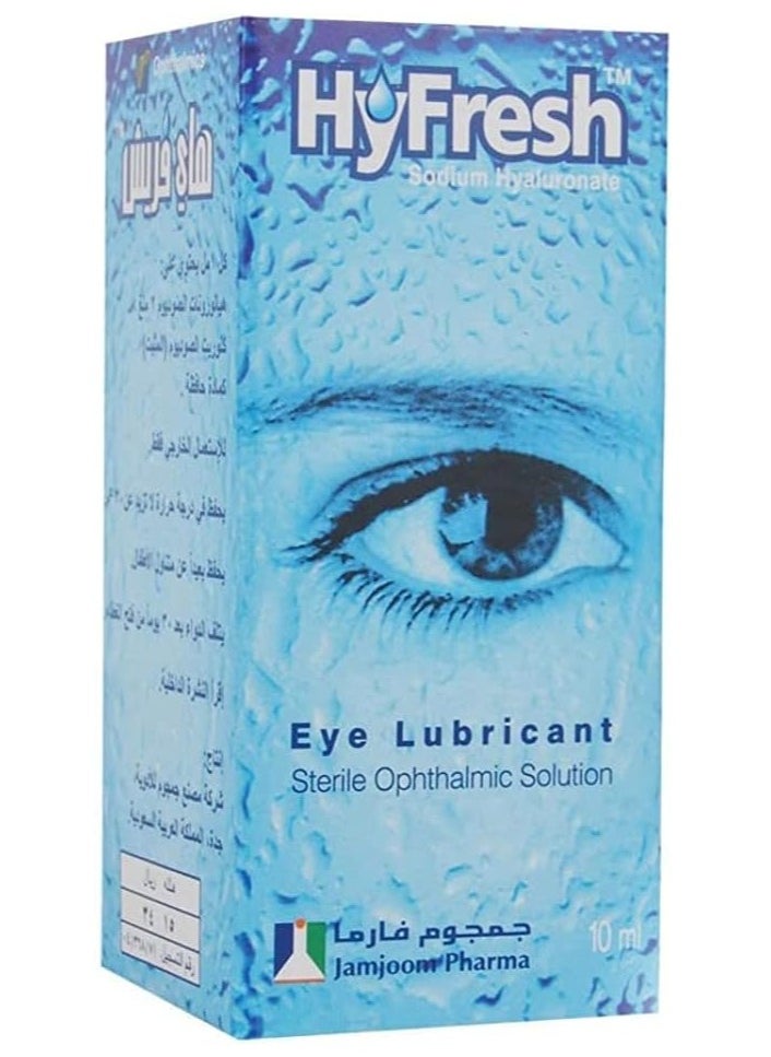 HYFRESH Eye Lubricant Ophthalmic Solution 10Ml  - Image 1