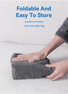 LEOKOR Inflatable Leg Rest Pillow for Travel, Airplane Travel Pillow Adjustable Height Cushions Suitable for Office, Home and Any Travel  - Image 5