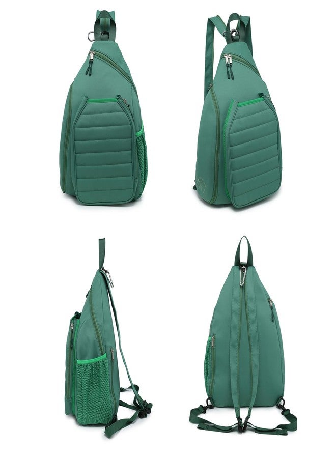 RAINBOW SMILE Sling Bag Crossbody Backpack for Pickleball Paddle Tennis Racketball Travel for Men and Women, with Ice Bag 2PS - Image 5