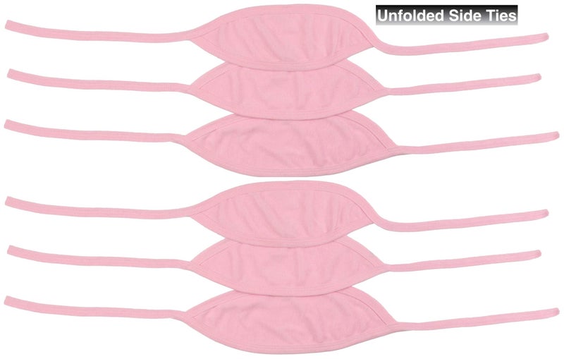 ToBeInStyle Babies' 6-Pack Comfortable Newborn Baby Belly Binder - Pink - One Size - Image 5