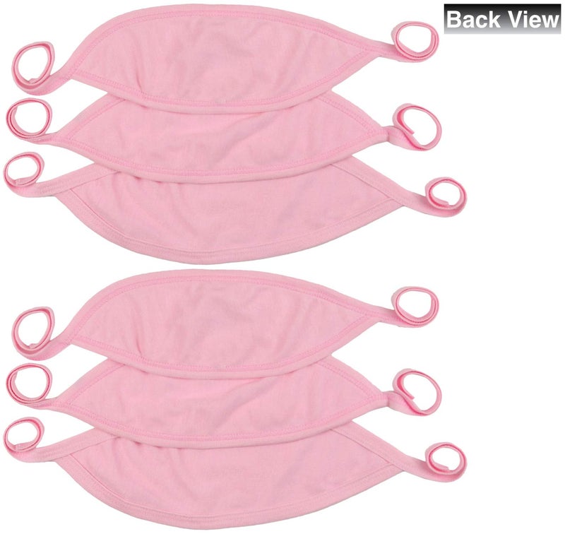 ToBeInStyle Babies' 6-Pack Comfortable Newborn Baby Belly Binder - Pink - One Size - Image 4