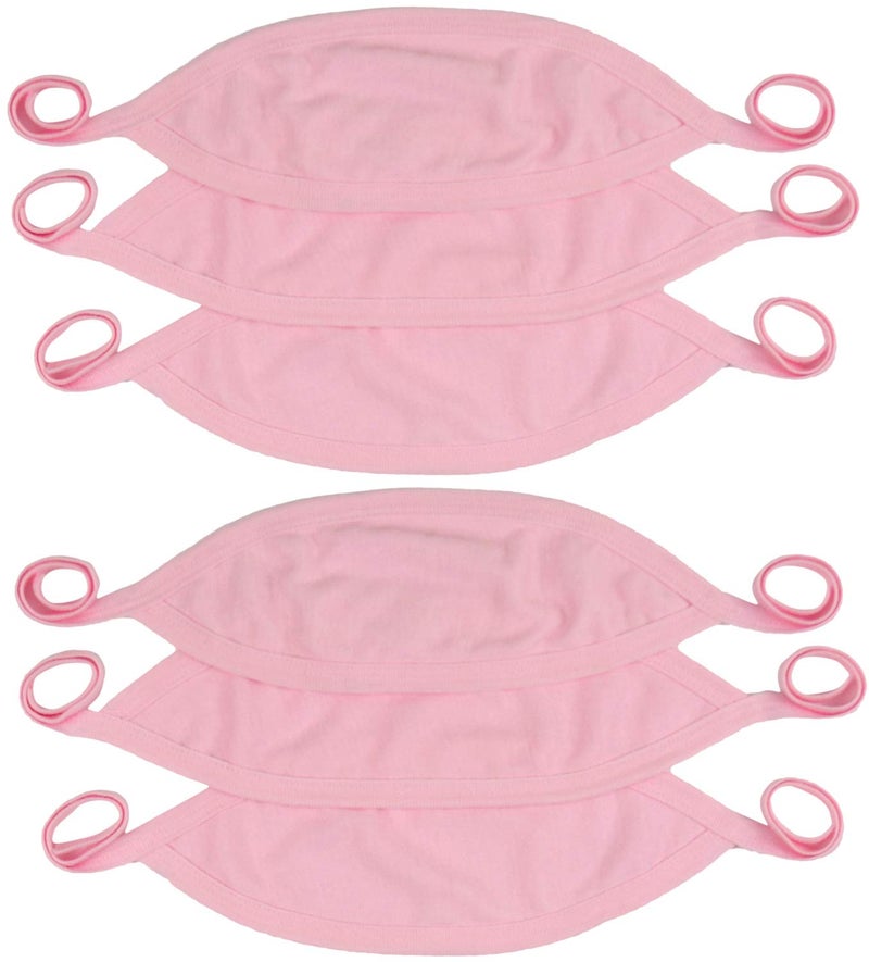 ToBeInStyle Babies' 6-Pack Comfortable Newborn Baby Belly Binder - Pink - One Size - Image 2