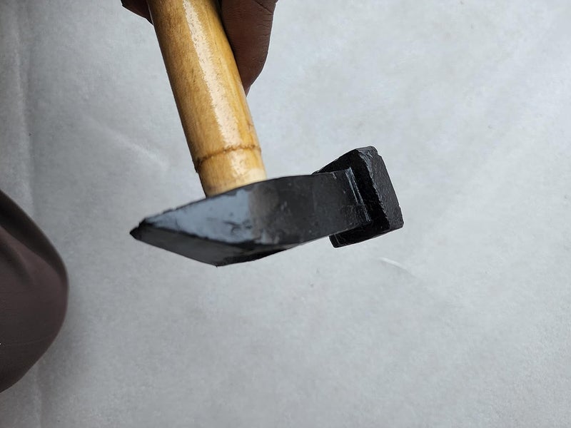 TMC FTE Denting Hammer 450 Grams Professional Machinist Hammer with Wood Handle Forged Carbon Steel Head Pack of 1 - Image 3