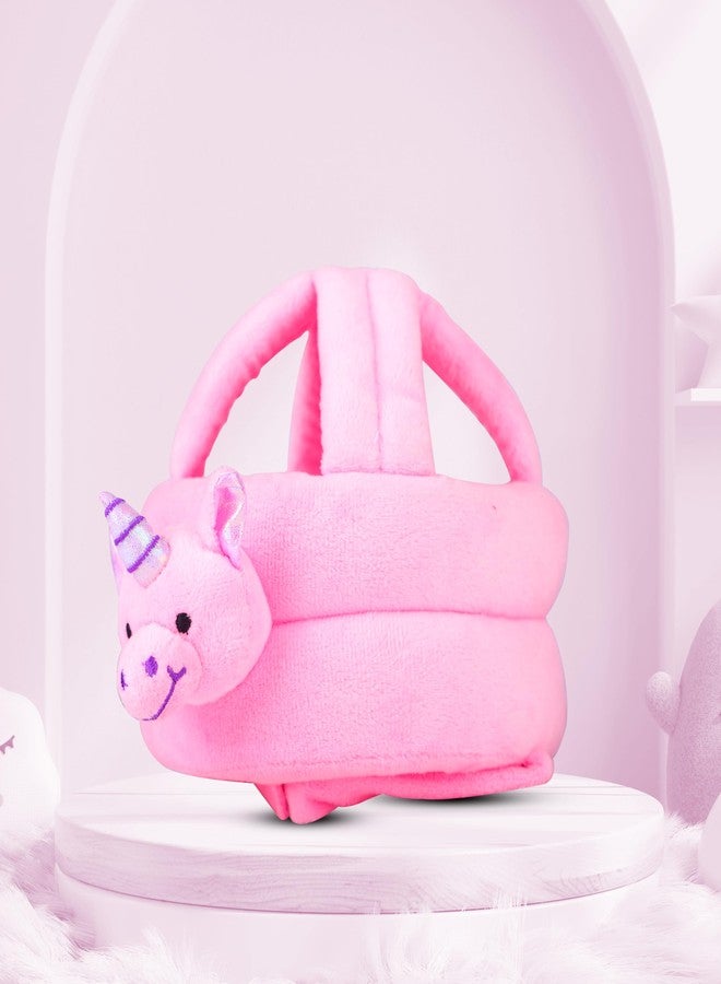 كوكو خوذة أمان للأطفال الصغار من كوكو - واقي رأس قابل للتعديل للزحف والمشي - قبعة ناعمة وخفيفة الوزن ومضادة للسقوط للأطفال الرضع والأطفال - معدات أمان مثالية للرأس (يونيكورن وردي) - Image 3