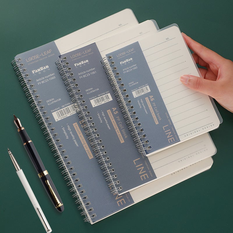 Super Thick B5 Notebook Stationery High Color Value Thickened Work Office Classification Label Notepad A5 Coil Book - Image 3