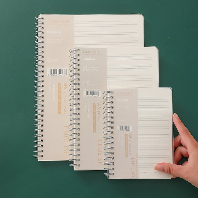 Super Thick B5 Notebook Stationery High Color Value Thickened Work Office Classification Label Notepad A5 Coil Book - Image 4