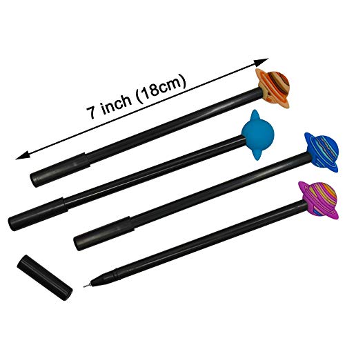Maydahui 36 PCS Colorful Planet Roller Pen Black Gel Ink Fancy Galaxy Star Design Pens for School Office Students - Image 2