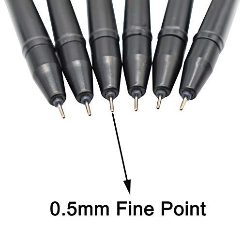 Maydahui 36 PCS Colorful Planet Roller Pen Black Gel Ink Fancy Galaxy Star Design Pens for School Office Students - Image 4