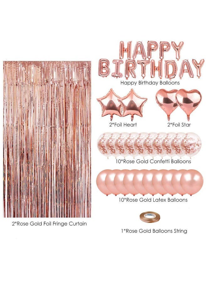 JAYATO Party balloons with transparent sequin balloons set Birthday and wedding decoration Rose gold streamer background Campus welcome outfit - Image 2