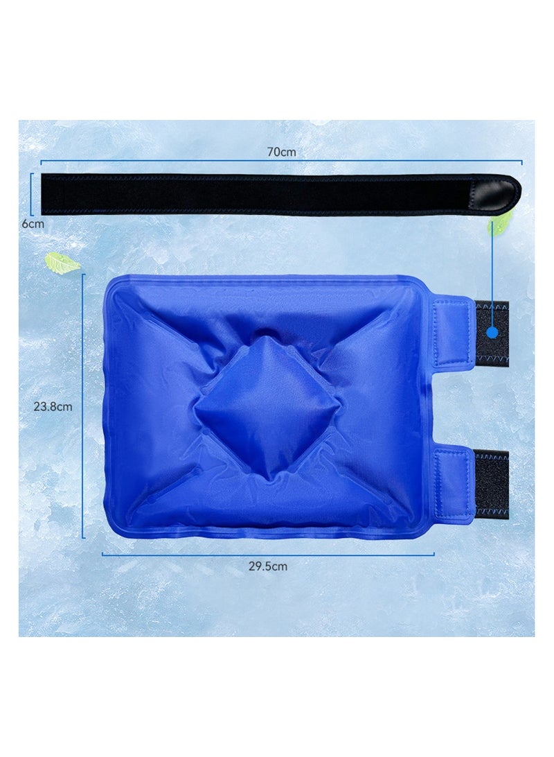 Hot Cold Large Gel Ice Pack for Knee Pain Relief, Gel Ice Wrap for Leg Injuries, Swelling, Cold Compress Therapy for Arthritis - Image 2
