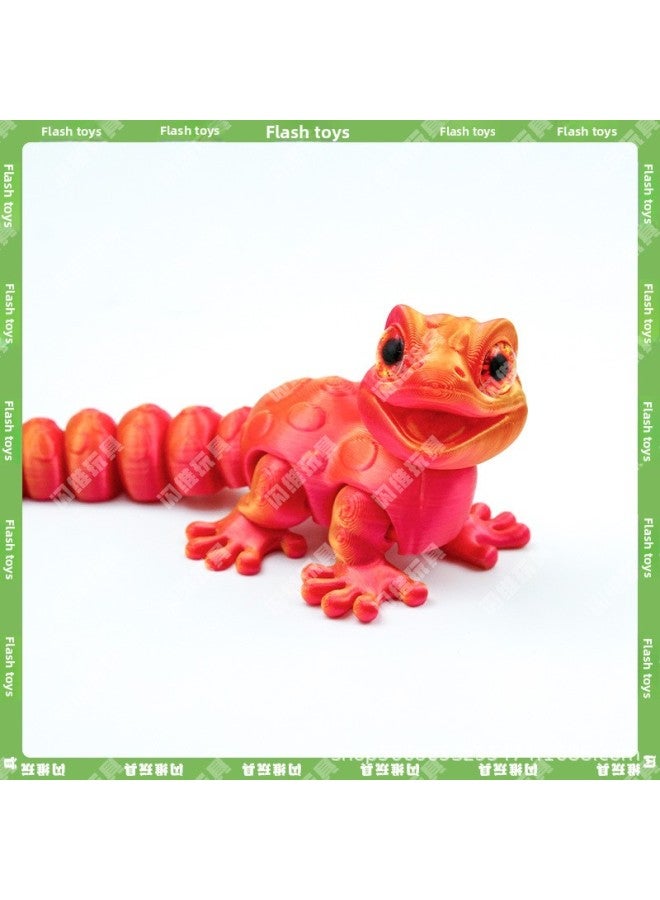 3D Printing Gecko Simulation Full Joint Movable Ornaments Toys Amazon Foreign Trade Cross-border Explosions Crafts Activities 