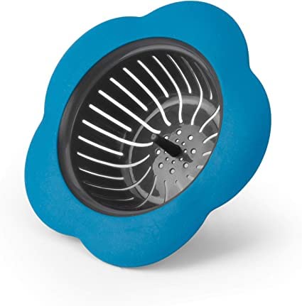 DANSR DANSR Sink Strainer for Kitchen Sink Drain Silicone Sink Stopper Garbage Disposal Drain Stopper 45 Diameter Blue  - Image 1