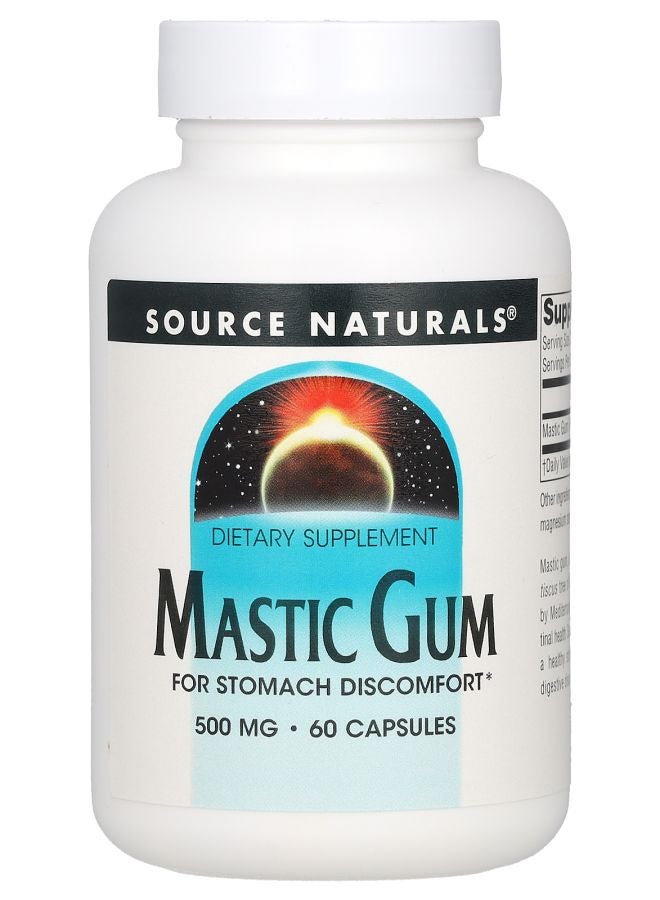 Mastic Gum 500 mg 60 Capsules (250 mg per Capsule)