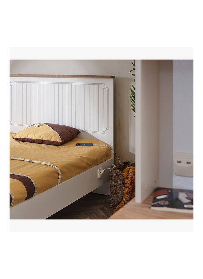 Home Box Listro Twin Smart Bed 208.6 x 108 x 128 cm, Mattress Size - 120x200cm  - Image 3