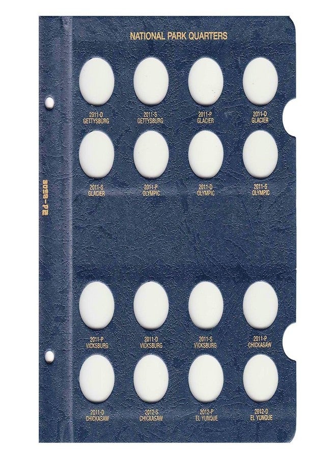 Whitman US National Park Quarter Coin Album 2010-2021 Set P, D & S Mints #3058, 3059 - Image 3