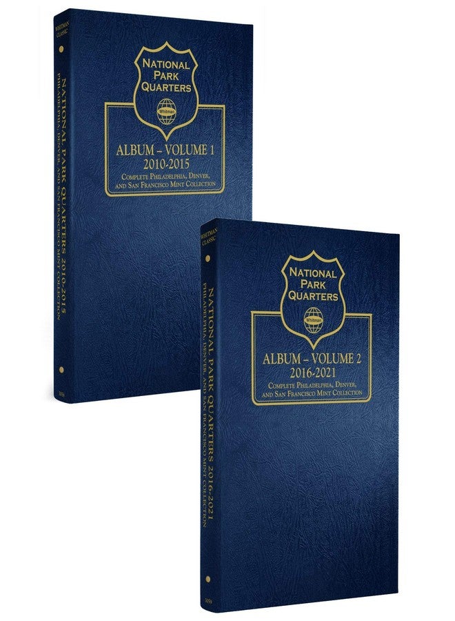 Whitman US National Park Quarter Coin Album 2010-2021 Set P, D & S Mints #3058, 3059 - Image 1