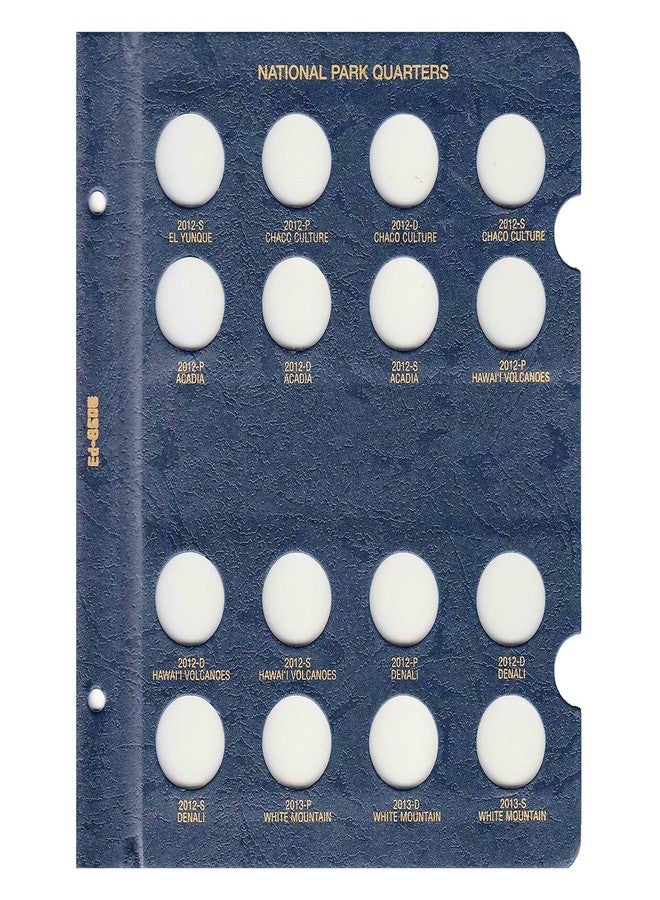 Whitman US National Park Quarter Coin Album 2010-2021 Set P, D & S Mints #3058, 3059 - Image 5