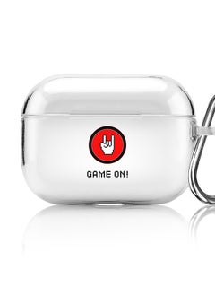 Classic Clear printed Case for Apple AirPods Pro 2nd Generation Thin Transparent Cover [Designed for Apple AirPods Pro 2nd Generation] - Game On
