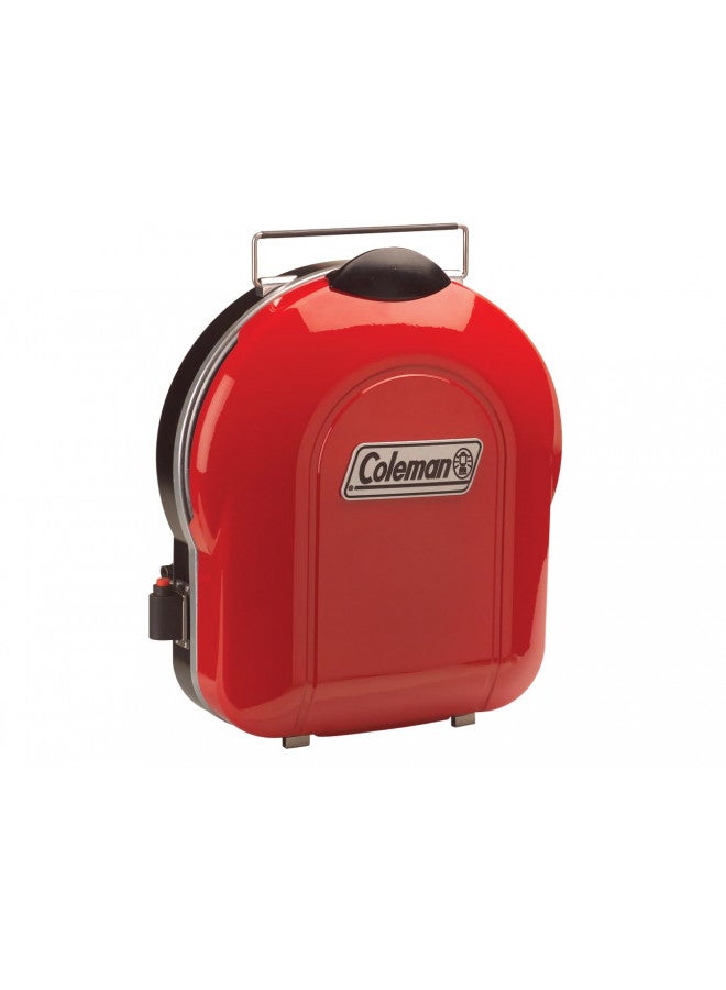 Coleman Fold N Go Propane Grill, Portable & Lightweight Grill with Push-Button Starter, Adjustable Burner, Built-In Handle, & 6,000 BTUs of Power for Camping, Tailgating, Grilling - Image 3