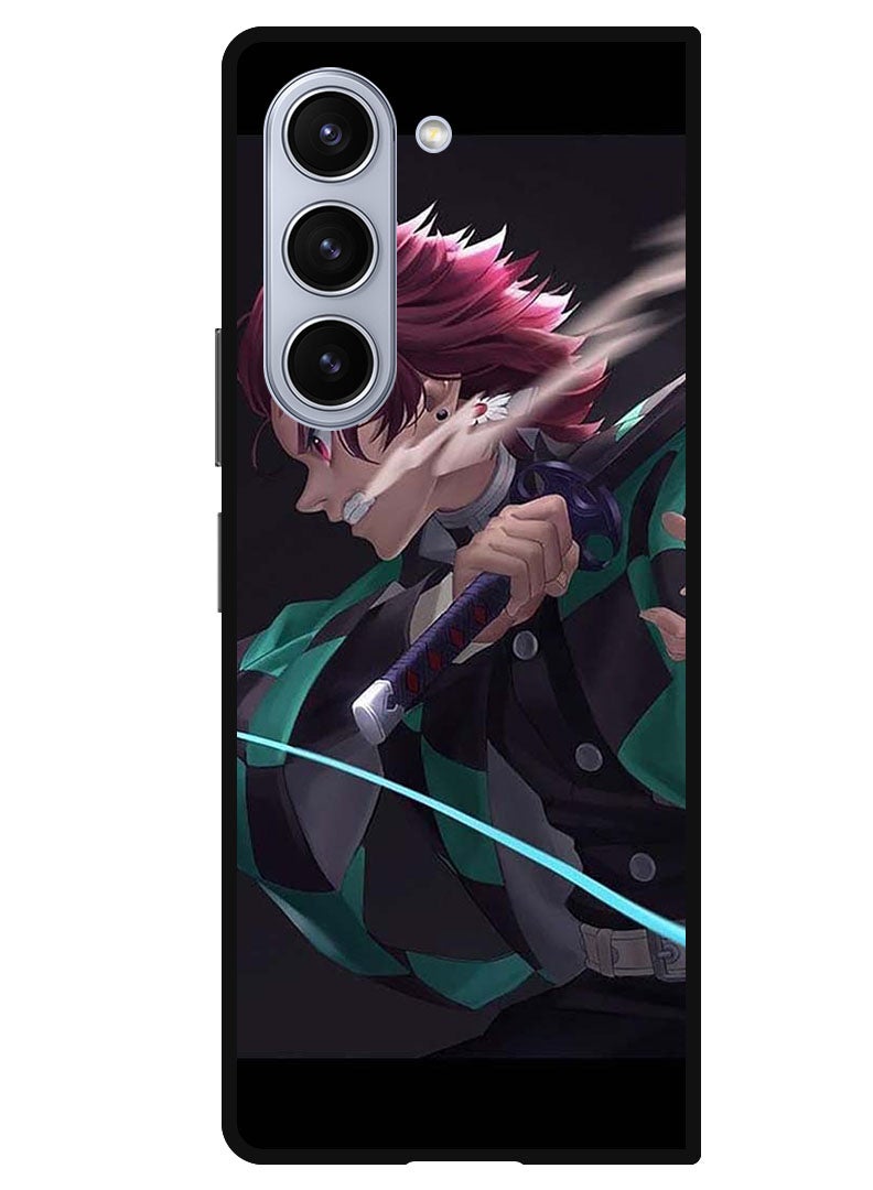 Theodor Protective Case Anti Scratch Shock Proof Bumper Cover For Samsung Galaxy Z Fold 5 anime - Image 1