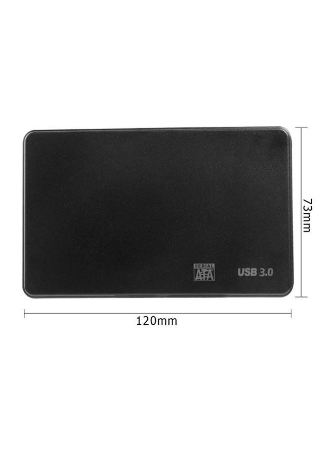 2.5 Inch SATA HDD SSD to USB 3.0 Adapter Case with Cable Black for External Storage Portable Hard Drive Everyday Use - Image 2