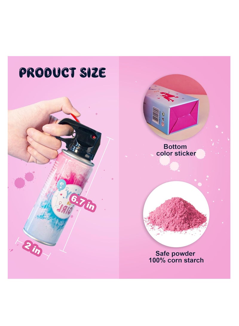 Fire Extinguisher Shaped Powder Spray Reveals The Baby's Gender for a Baby shower in Girl's Pink - Image 1