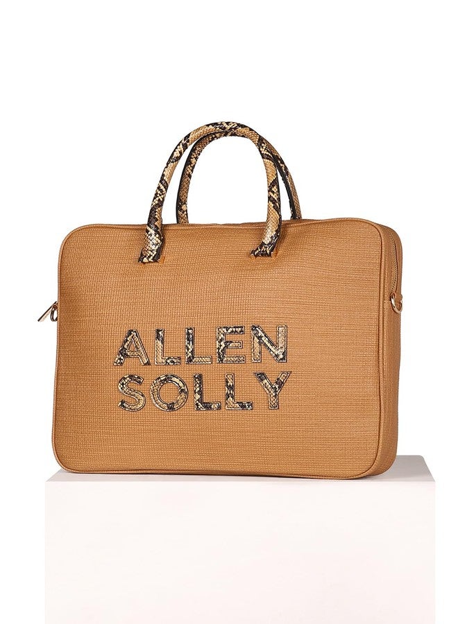 Allen Solly Women Brown Formal Laptop Bag - Image 2