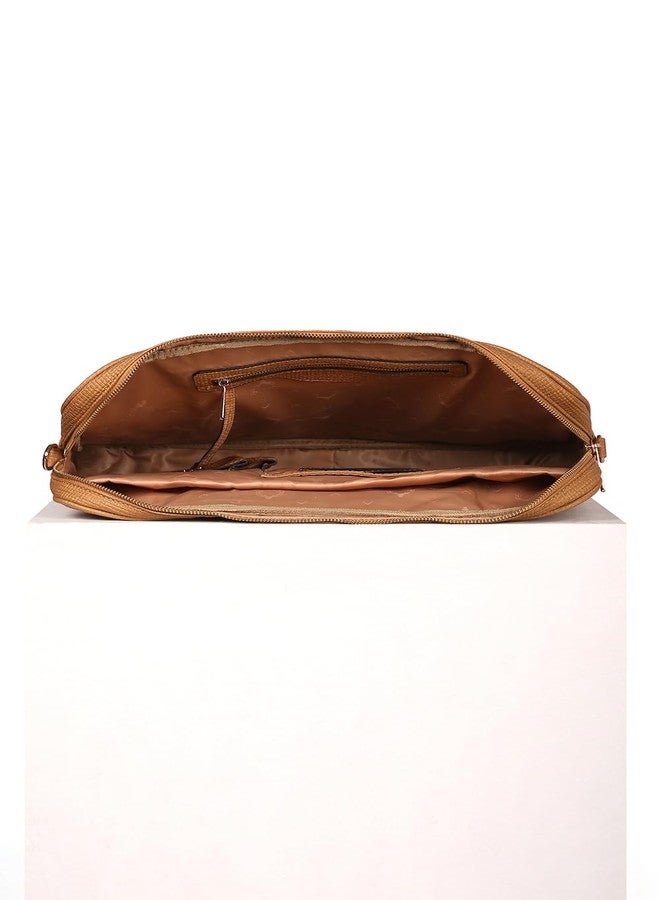 Allen Solly Women Brown Formal Laptop Bag - Image 5