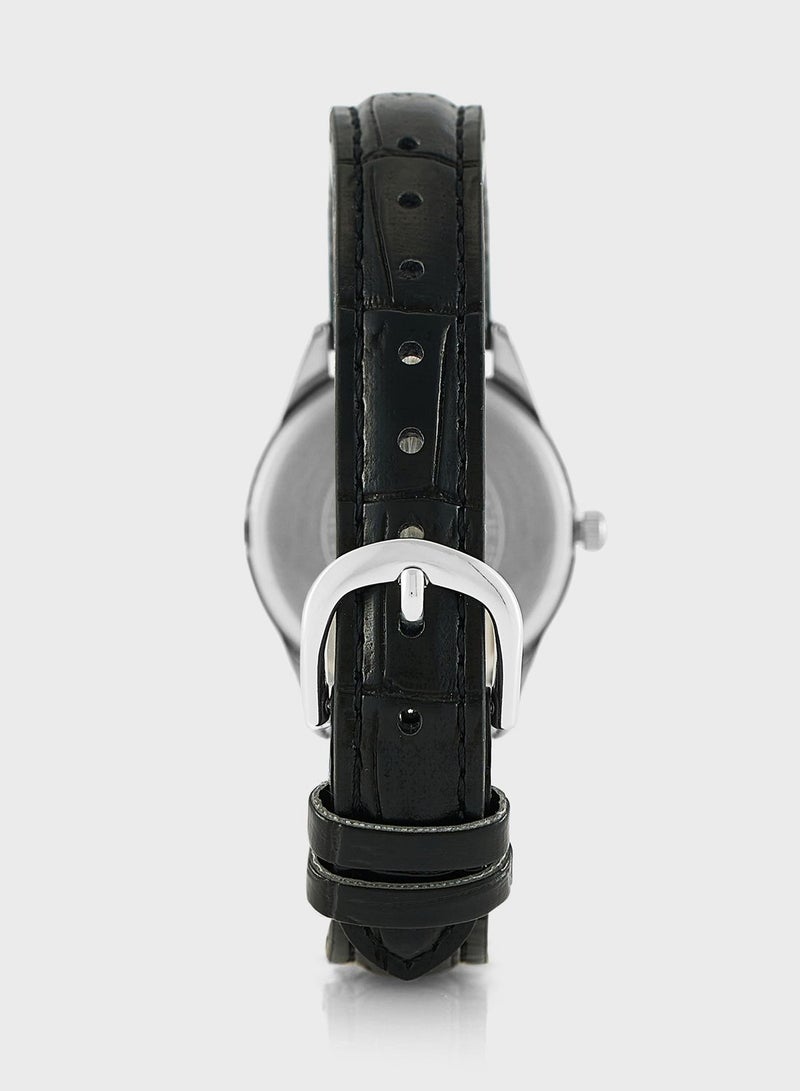 CASIO Leather Strap Analog Watch - Image 4