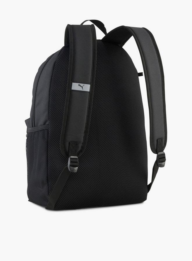 PUMA Logo Print Backpack For Kids 8-13 Years With Pencil Pouch - Image 3