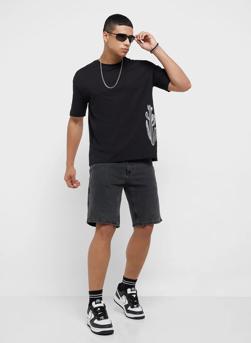 Seventy Five Oversized Graphic T-Shirt