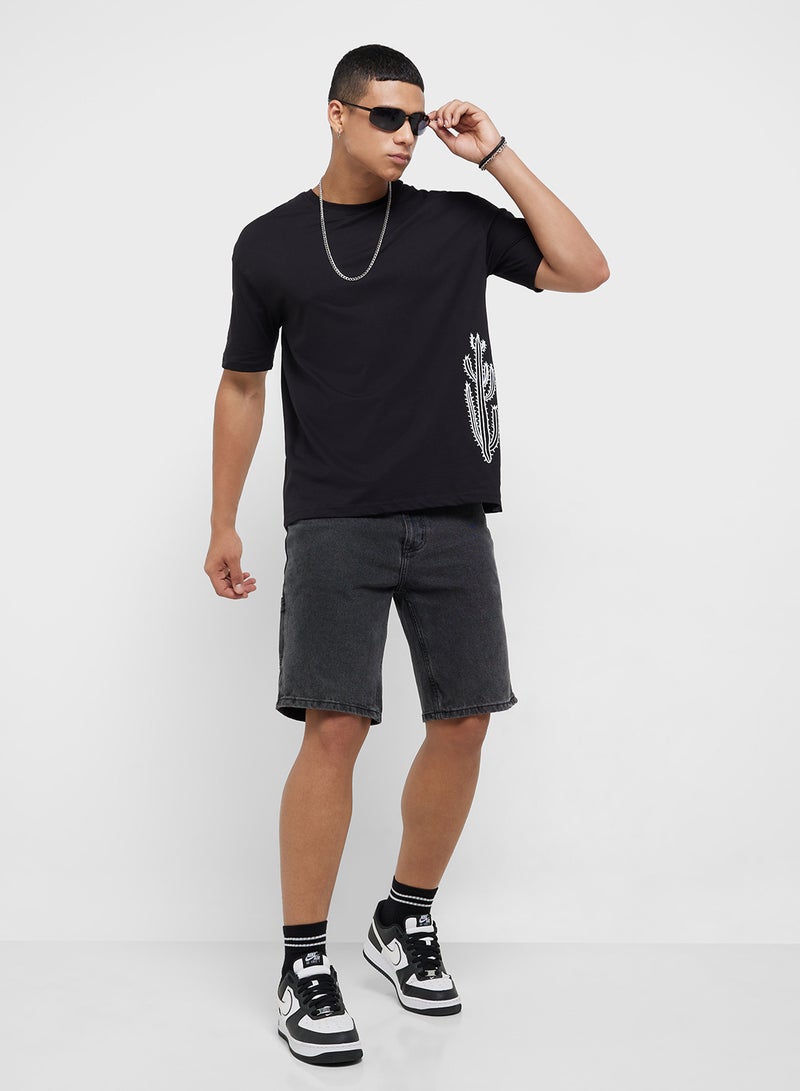 Seventy Five Oversized Graphic T-Shirt - Image 4