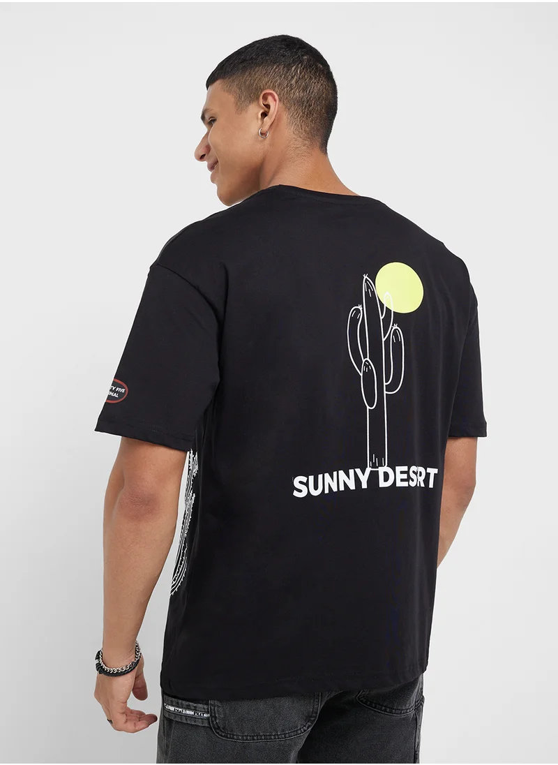 Seventy Five Oversized Graphic T-Shirt