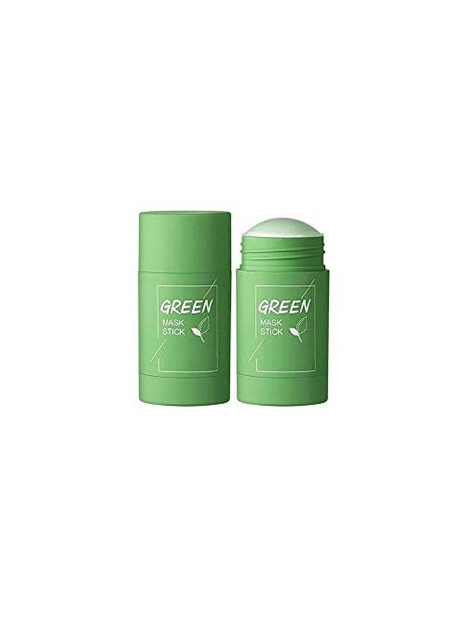 QuenchuaÂ® Green Tea Purifying Clay Stick Mask Oil Control Anti-Acne Cleansing Mask Mud Apply Mask,Green Tea Facial Detox Mud Mask (Green Tea) (40 g) - Image 1