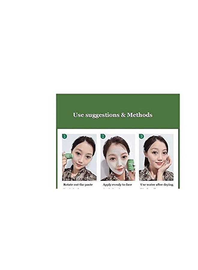 QuenchuaÂ® Green Tea Purifying Clay Stick Mask Oil Control Anti-Acne Cleansing Mask Mud Apply Mask,Green Tea Facial Detox Mud Mask (Green Tea) (40 g) - Image 4