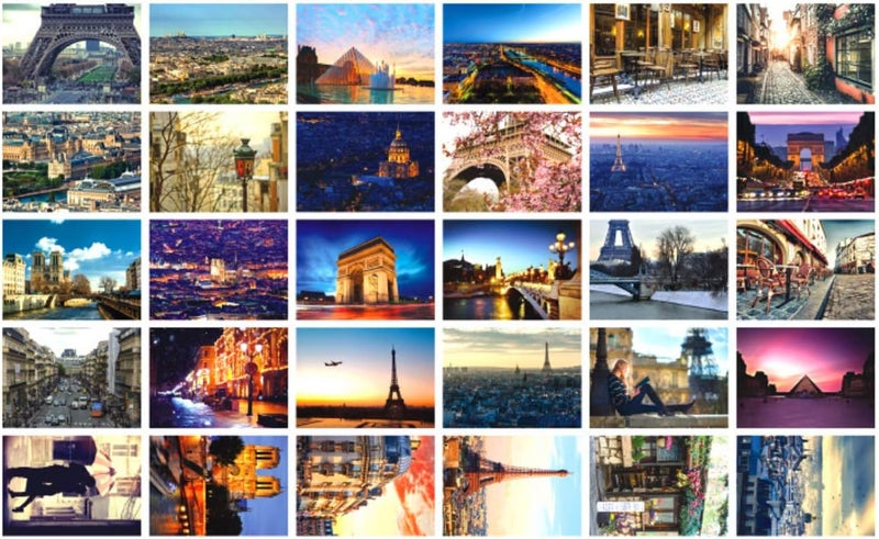 HOSTEESSCHOICE Travel postcards,Set of 30 Post cards variety pack depicting from Around the World Famous Travel Sites,Assorted Postcards Bulk, 4 x 6 -Paris - Image 1