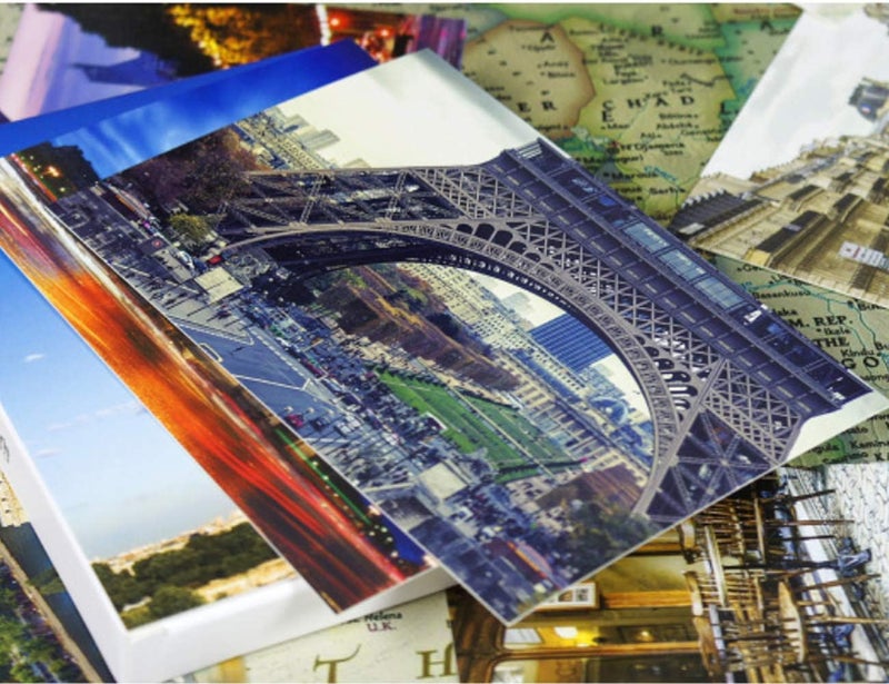 HOSTEESSCHOICE Travel postcards,Set of 30 Post cards variety pack depicting from Around the World Famous Travel Sites,Assorted Postcards Bulk, 4 x 6 -Paris - Image 4