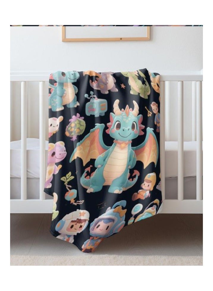 general Flannel thin blanket (warm and comfortable, suitable for sleep, gaming, dust removal and sandproof) 150cm*200cm - 362 - Image 1