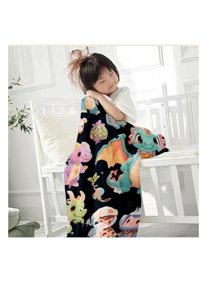 general Flannel thin blanket (warm and comfortable, suitable for sleep, gaming, dust removal and sandproof) 150cm*200cm - 362 - Image 3