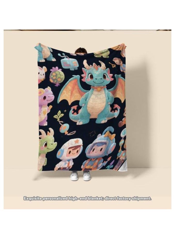 general Flannel thin blanket (warm and comfortable, suitable for sleep, gaming, dust removal and sandproof) 150cm*200cm - 362 - Image 4