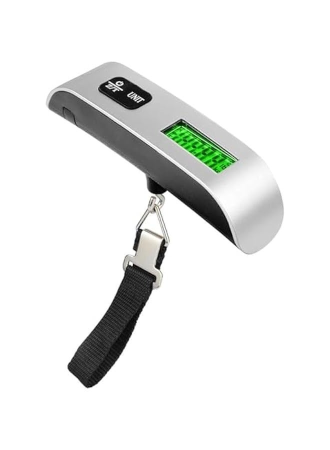 Digital Hanging Luggage Scale Portable Handheld Baggage Scale for Travel Suitcase Scale for Traveling with LCD Display 50Kg/110Lb, Multi, 1 Count (Pack of 1) - Image 1