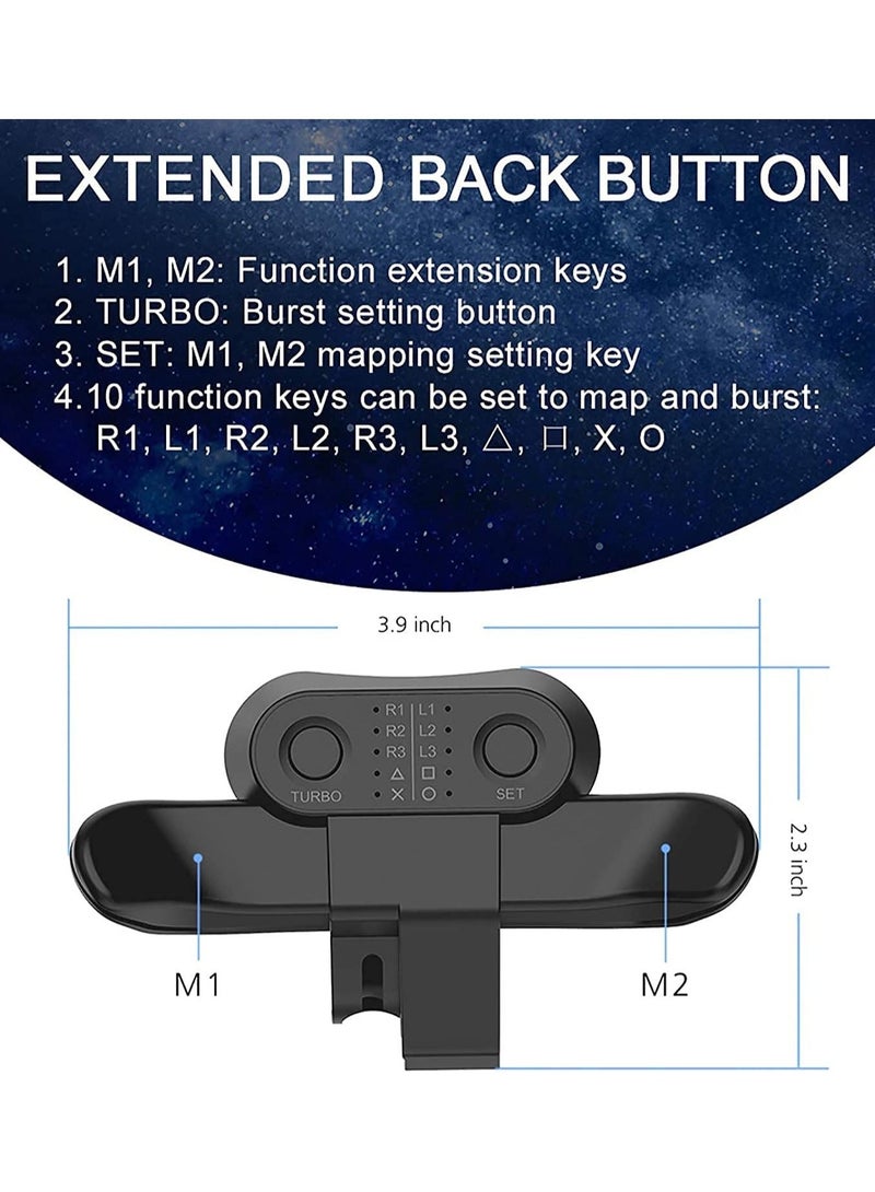 PS4 Controller Paddles Strike Pack for Playstation 4 Controller, Back on Attachment/Turbo Function FPS/Customization Mapping ons/Audio Jack - Image 5