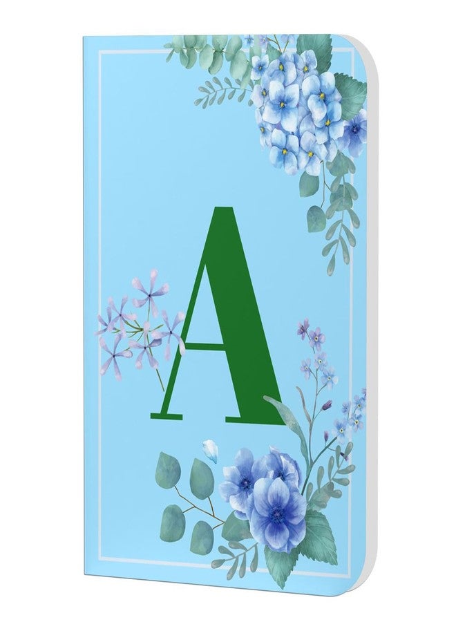 AccuPrints مفكرة AccuPrints Initial A Premium ذات غلاف ناعم | مقاس 21 × 14.5 سم | للفتيات والسيدات (A5، 192 صفحة مسطرة، 80 غرام/متر مربع) مفكرة شخصية - Image 1