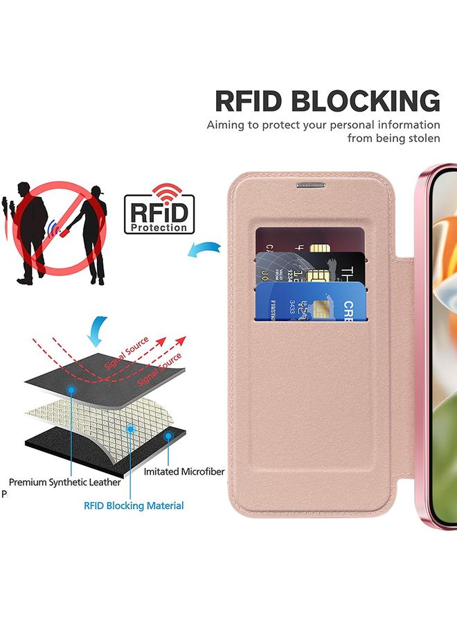 S-TOP Case For Google Pixel 9 Shield MagSafe RFID Anti-theft Leather Phone Case - Image 5