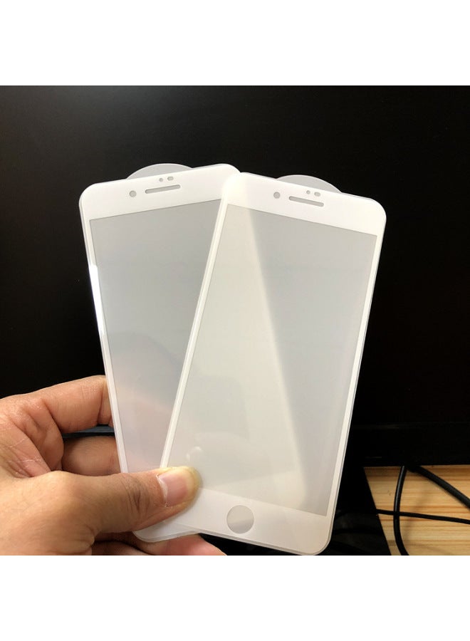 IPhoneSE3 Full Screen Tempered Glass Film Special Thick Gel Edgeless Half Screen Protection For Apple SE2022 High Definition Anti-Fingerprint-Color:High Aluminum Large Arc · Plasma · Full Screen Screen Printing Three Strong ]-Dimensions:iPhoneSE3 ] - Image 1