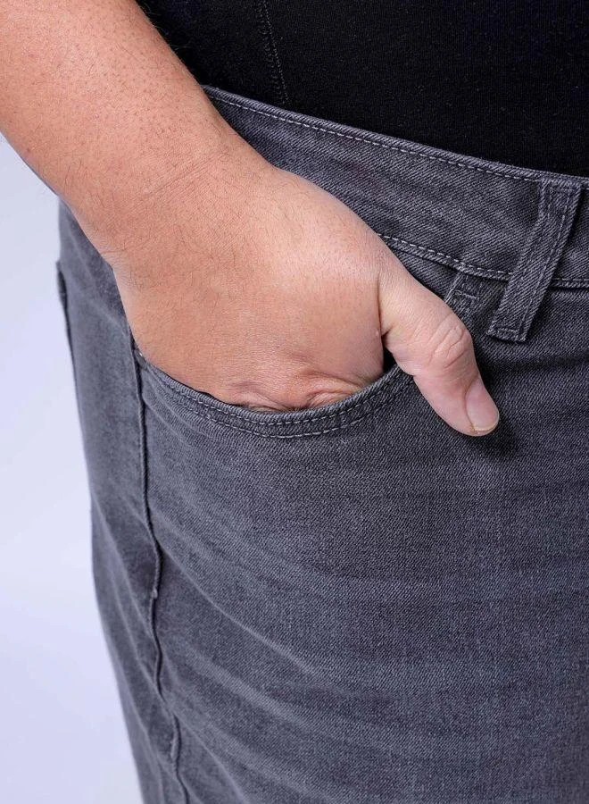 HARDSODA  Men Plus Size Bootcut Solid Mid-Rise Stretchable Jeans for Men | Best Price UAE