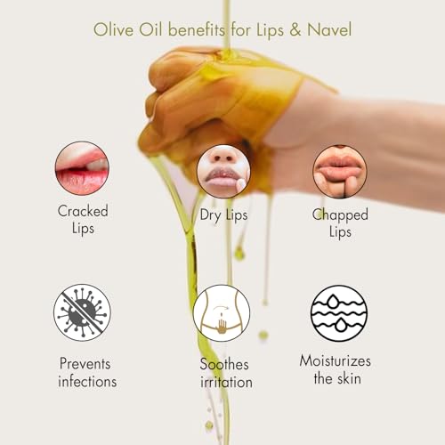 Pink Woolf Olive Oil for Hair & Skin | Light & Quick-Absorbing | Ideal for Body Massage and Skin Nourishment | Pack of 1 - Image 3